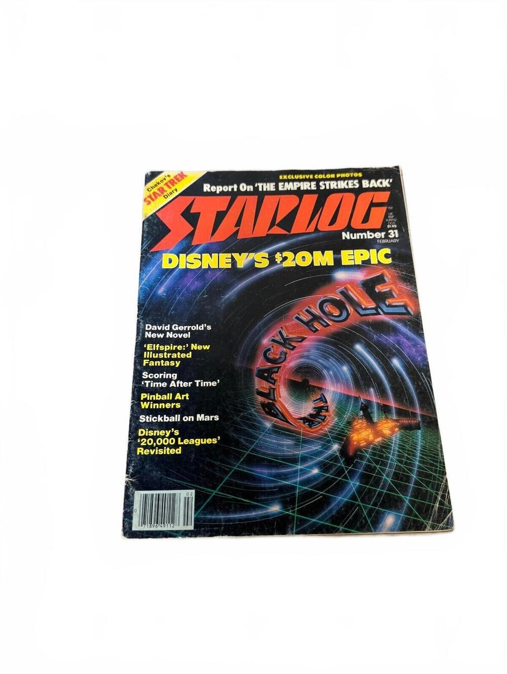 Starlog Magazine Issue 31 February 1980 The Black Hole Cover